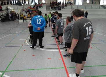 Spiel gegen Glauchu - Begrüßung