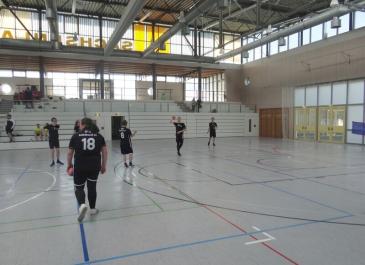 Aufwärmen zum Spiel gegen Meißen